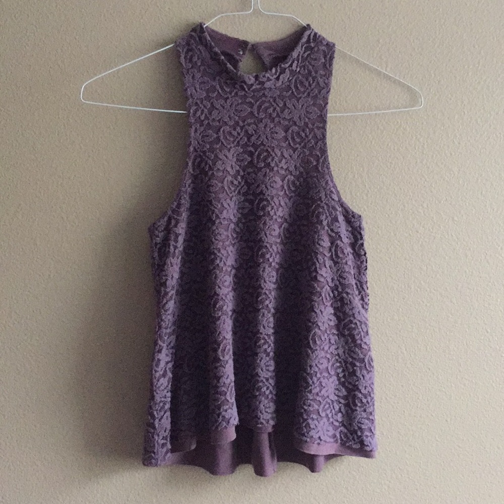 Fancy purple shirt
